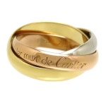 カルティエ トリニティ リング #49 750 (K18WG K18YG K18PG) レディース CARTIER【中古】 【ジュエリー】 | Buyee, 온라인 대리 쇼핑... 