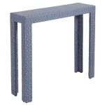 One Kings Lane - Bixby Console, Blue Spot | One Kings Lane