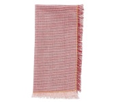 Paige Striped Fringe Napkins | Pottery Barn