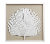 Palm Leaf Shadow Box Art - Black | Wall Art | Pottery Barn Palm Leaf Shadow Box Wall Art