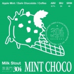 Mint Chocolate Stout 민트 초코 스타우트 - Brewery304 브루어리304 - Untappd