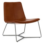 Slope Leather Lounge Chair | West Elm Slope Leather Lounge Chair