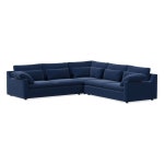 Harmony Swoop Arm 3-Piece L-Shaped Sectional | West Elm Harmony Swoop Arm 3-Piece L-Shaped Sectional