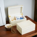 Faux Shagreen Box - Natural, Jewelry Organization | West Elm Faux Shagreen Box - Natural