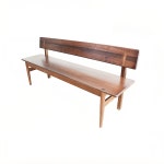 Creative bed end stool Wabi-Sabi Solid Wood Bench | Wayfair