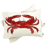 Deny Designs Laura Trevey Crab Pillowcase | Wayfair