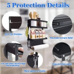 티디브리지 | Prep & Savour Magnetic Spice Rack,Magnetic Spice Rack For Refrigerator Magnetic Paper Towel Holder Magnetic Shelf Fridge Magnet...