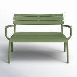 AllModern Ruta Paris 46 Outdoor Bench & Reviews | Wayfair