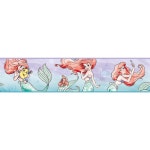 York Wallcoverings Disney the Little Mermaid Ariel and Friends 15 L x 6 W Wallpaper Border | Wayfair