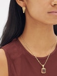 Gold Snake emerald & 18kt gold earrings | Jade Jagger | MATCHES UK Snake emerald & 18kt gold earrings | Jade Jagger