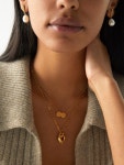 Gold The Path of the Moons 24kt gold-plated necklace | Alighieri | MATCHES UK The Path of the Moons 24kt gold-plated necklace... 