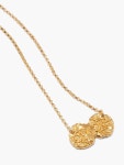 Gold The Path of the Moons 24kt gold-plated necklace | Alighieri | MATCHES UK The Path of the Moons 24kt gold-plated necklace... 
