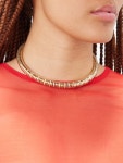 Gold Cercle diamonds & 14kt gold necklace | Rainbow K | MATCHES UK Cercle diamonds & 14kt gold necklace | Rainbow K