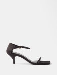 Black The Strappy 55 leather sandals | Toteme | MATCHES UK The Strappy 55 leather sandals | Toteme