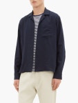 Long-sleeved cotton-blend bowling shirt | Commas | MATCHESFASHION UK