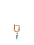 Spectrum 18kt rose-gold, diamond & emerald earring | Diane Kordas | MATCHESFASHION UK