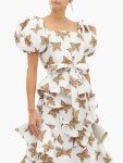 Butterfly-print cloqué top | Rodarte | MATCHESFASHION UK