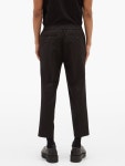 Elasticated-waist cropped wool trousers | AMI | MATCHESFASHION UK