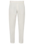 Santiago mid-rise tapered cotton trousers White The Gigi | MATCHESFASHION FR Santiago mid-rise tapered cotton trousers | The Gigi