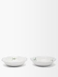 Z.d.G. White Set of two Les Bleuets faïence-earthenware bowls | 매치스패션, 모던 럭셔리 온라인 쇼핑 Set of two Les Bleuets... 