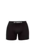 Black Logo-jacquard cotton-blend jersey boxer briefs | Vetements | MATCHESFASHION UK Logo-jacquard cotton-blend jersey boxer... 