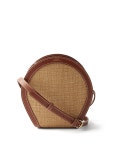 Beige Myla leather and jute cross-body bag | A.P.C. | MATCHESFASHION UK Myla leather and jute cross-body bag | A.P.C.