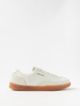 White S0201 leather and suede trainers | Stone Island | MATCHESFASHION UK S0201 leather and suede trainers | Stone Island