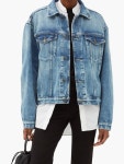 Washed recycled-denim jacket | Maison Margiela | MATCHESFASHION FR  Washed recycled-denim jacket | Maison Margiela... 