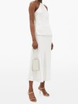 Valletta flared satin midi skirt | Galvan | MATCHESFASHION FR