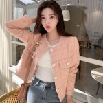 아뜨랑스 - 수술 디테일 트위드 자켓 수술 디테일 트위드 자켓