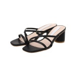 아뜨랑스 - sh1477 X스트랩라인으로 발등을 감싸주는 미들 뮬힐shoes sh1477 X스트랩라인으로 발등을 감싸주는 미들 뮬힐shoes