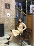 참조은한드레스(Dress) | 아뜨랑스 - op7876 러블리한 도트 스카프 세트 구성의 골지니트 롱 드레스 dress op7876 러블리한 도트 스카프 세트 구성의 골지니트 롱...