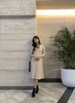 참조은한드레스(Dress) | 아뜨랑스 - op7876 러블리한 도트 스카프 세트 구성의 골지니트 롱 드레스 dress op7876 러블리한 도트 스카프 세트 구성의 골지니트 롱...