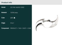 WizWid (222 960 46000 0082) 여성 스페이너 스피너 브로치 22FW