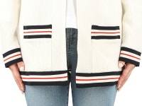 [THOM BROWNE톰 브라운]23SS (FJT265A J0068 100) 여성 가디건 [W CONCEPT]