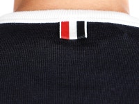 [톰브라운] 24FW (MJS262A J0149 415) 남성 링거 반팔 티셔츠 - 리본즈(REEBONZ)