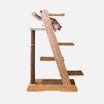 그린웨일 B7 원목 고양이 캣폴 캣타워
