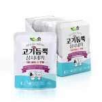 자연스럽개 3개월 이후 고기듬뿍 삼시네끼 습식사료 10p, 연어