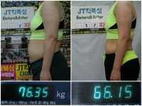 JT킥복싱 여성 10.2kg 뺀 다이어트 사진  고려대 여학생 가격 할인