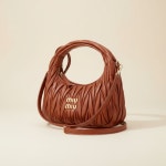 미우미우 여성 완더 마테라쎄 러스트 숄더백 5BC125 AN88 F0033