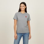 꼼데가르송 COMME DES GARCONS 롱 레드와펜 여성 반팔티셔츠 AZ T229 051 2