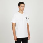 스톤아일랜드5S 2100039 S0013 V0001 컴퍼스 로고 패치 반팔 티셔츠 화이트