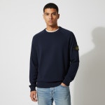 STONE ISLAND 527A6 DOUBLE-FACE SOFT COTTON YARN CREWNECK KNIT_LOOSE FIT (7915527A6 V0020) (더블-페이스 소프트 코튼 얀 크루넥... 