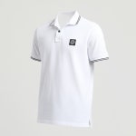 STONE ISLAND 2SC18 STRETCH COTTON PIQUE SHORT-SLEEVE POLO SHIRT_SLIM FIT (80152SC18 A1001) (스트레치 코튼 피케 반팔 폴로 티셔츠... 