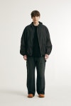 와이드 카펜터 워싱 데님 팬츠 BLACK (MP2DU345-076)