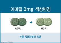보건타임즈 : 한독약품, 아마릴 2mg 색상변경 보건타임즈
