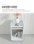 협탁 > 루인 미니 다용도 유리 선반 포인트 협탁 4color | 오늘의집 쇼핑 루인 미니 다용도 유리 선반 포인트 협탁 4color