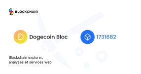 Dogecoin / Bloc / 1731682 — Blockchair Dogecoin / Bloc / 1731682