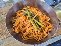여름이면 한번씩 생각나는 칼비빔국수 천안 중앙시장 옛김포식당