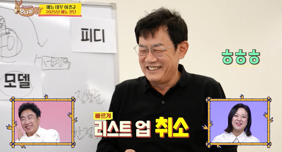 이경규 vs. 주우재, 놀뭐 내 예능계 블랙리스트 대립 분위기 고조